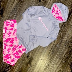 Pullover and leggings set for girls